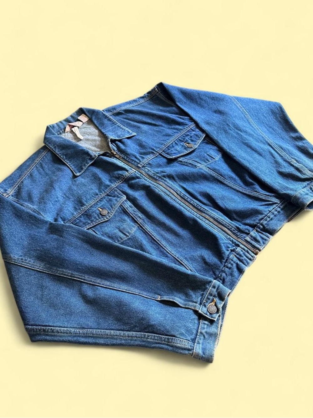 Vintage Duke Haband Dark Wash Denim Trucker Jacket Men’s 2XL Tall